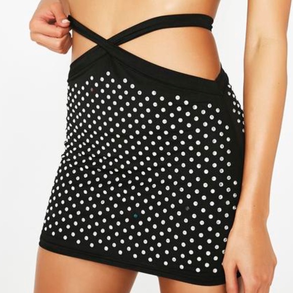DIAMOND MINI SKIRT - Picture 2 of 5